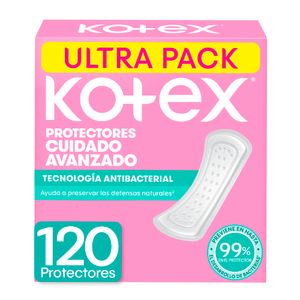 Protector Kotex diarios antibacterial x120und