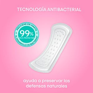 Protector Kotex diarios antibacterial x120und