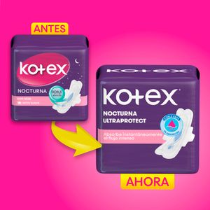 Toallas femeninas Kotex nocturna x16und