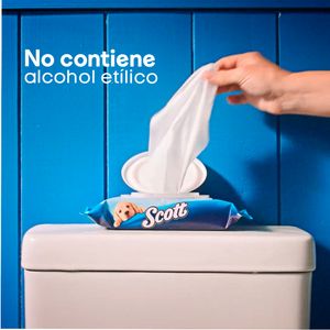 Papel higiénico Scott húmedo protect care x48und