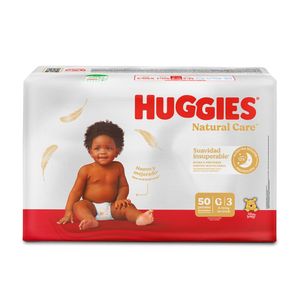 Pañales Huggies Natural Care 3/G 50und