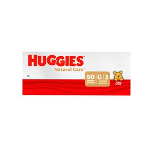 Pañales Huggies Natural Care 3/G 50und