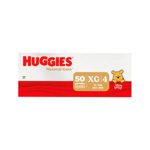 Pañales Huggies Natural Care 4/XG 50und