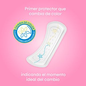 Protectores diarios Kotex con indicador de PH x150und