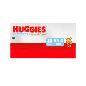 Pañales Huggies natural care recien nacido x20und