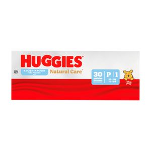 Pañales Huggies Natural Care 1/P 30und