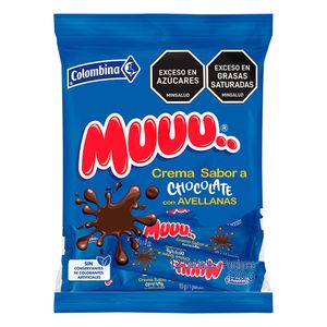 Crema Chocolate Muuu x12 Unidades x10 grs c/u