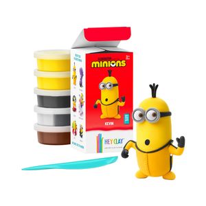 Masa Moldeable Hey Clay - Set de Plastilina Minions Kevin (5 Latas)