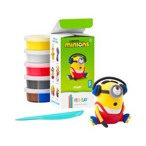 Masa Moldeable Hey Clay - Set de Plastilina Minions Stuart (5 Latas)