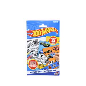 Set de Actividades Stickers Hot Wheels - Crea y Decora con Pegatinas