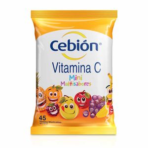 Tabletas Cebión Vitamina C Mini multisabor x45und