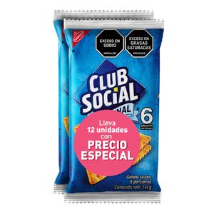 Galleta Club Social Original x12 Und