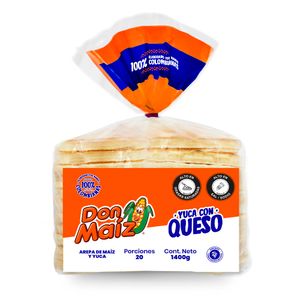 Arepas de yuca Don Maíz x20und x1400g