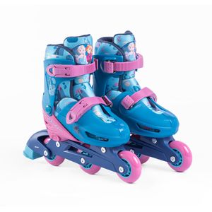 Patines Infantiles 2 En 1 3Ruedas Talla 31-34 Azul - Frozen