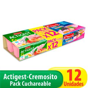 Alimento Lácteo Actigest x6Und x100 grs + Cremosito x6 Und x35 grs