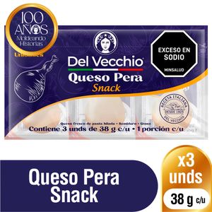 Queso Pera del Vecchio x3 Und x114 grs