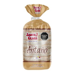 Pan Santa Clara antaño tajado x 470g