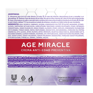 Crema Antiedad Preventiva con Acido Hialuronico +30 Años 50gr