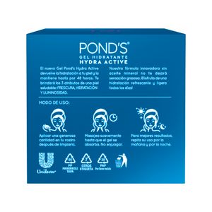 Gel hidratante Ponds hydratant active aqua 48h x50ml