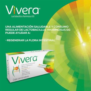 Vivera Probióticos Favorece el Equilibrio de la Flora Intestinal Sobres 8 Und