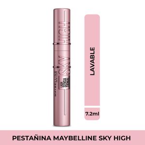 Pestañina Maybelline Lash Sensational sky high lavable negro x7.2ml