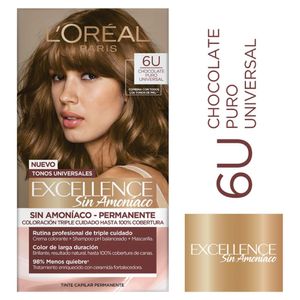 Tinte Excellence Nudes 6U Chocolate Puro x117.5ml