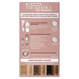 Tinte Excellence nudes 8u rubio claro universal x231g