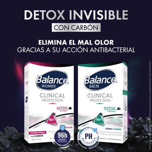 Desodorante Balance Crema Clinical Detox Invisible Hombre x50g