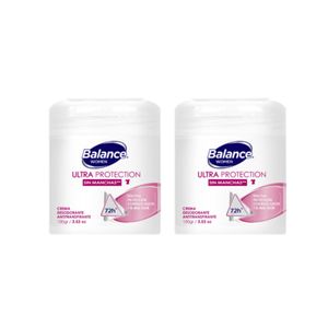 Desodorante Balance Crema Pote Ultra Protection Mujer x2und x100g