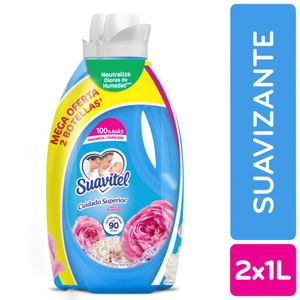 Suavizante Suavitel Cuidado Superior Fresca Primavera 2x 1lt