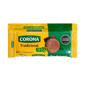 Chocolate Corona Tradicional x18 Und x450grs