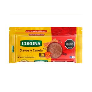 Chocolate Corona Clavos Canela x18 Und x450grs