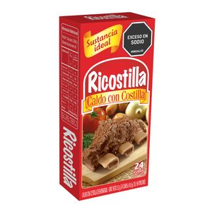 Caldo con costilla Ricostilla cubos x24und x252g