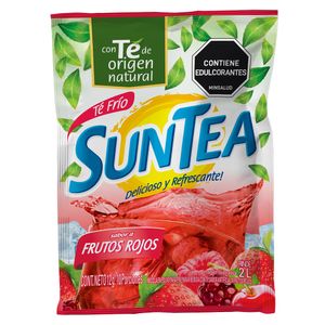 Te en Polvo Suntea Frutos Rojos Rinde 2lt x12grs