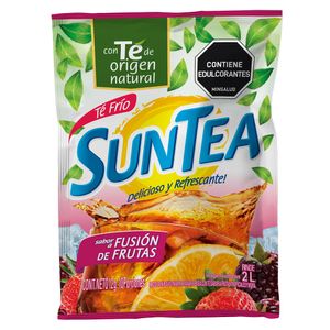 Te en Polvo Suntea Fusión de Frutas Rinde 2lt x12grs