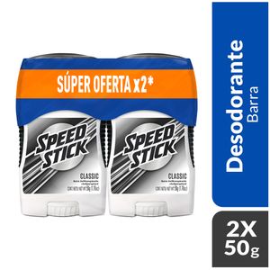 Desodorante Hombre Speed Stick Classic Barra x2und x50g c-u