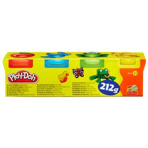 Masas y Plastilinas Play Doh Mini 4 Pack Colores Primarios