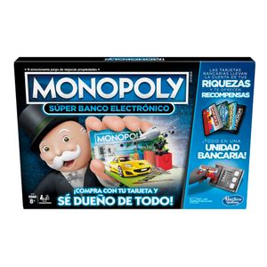 Juego de Mesa Monopoly Súper Banco Electrónico