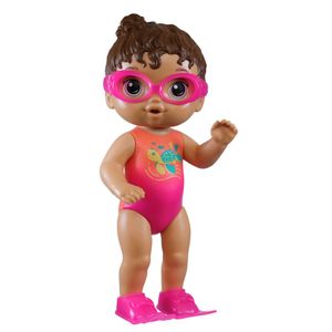 Muñeca Baby Alive Sunny La Nadadora Cabello Castaño