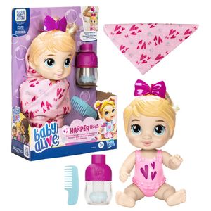 Muñeca Baby Alive Burbujas Relajantes Harper Hugs Cabello Rubio