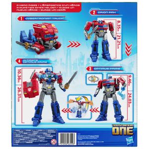 Figura de Acción Transformers One Power Flip Optimus Prime (Orion Pax)