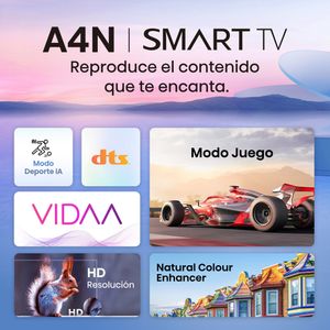 Televisor Hisense 32 pulgadas HD Smart TV 32A4N