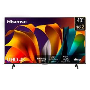 Televisor Hisense 43 pulgadas UHD 4K Smart TV 43A6N