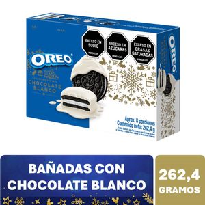 Galletas Oreo cobertura sabor a chocolate blanco x262g