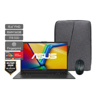 Computador Portátil ASUS Vivobook Go 15” E1504FA-NJ1092W AMD Ryzen 5 / 16GB / 1TB / + Morral + Mouse