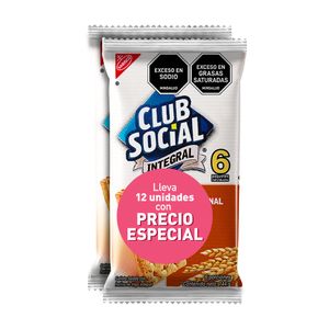 Galleta Club Social Integral x12 Und x288grs