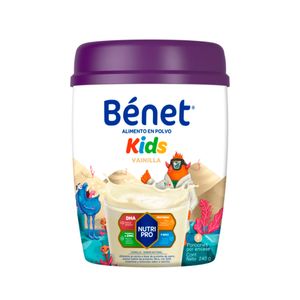 Alimento Benet Polvo Kids Vainilla x240grs