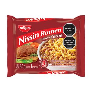 Pasta Nissin Ramen Carne x85grs