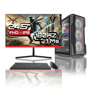 Computador Gamer Janus Ryzen 5 5600GT SSD 512 GB M2 RAM 16GB  MONITOR JANUS IPS 24.5" GAMER J24180FVGIPS 180HZ