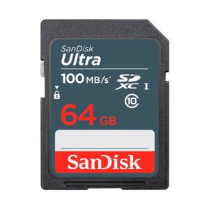 Memoria Sandisk SD Ultra 64GB SDHC y  Tarjeta SDXC 100 MB/s